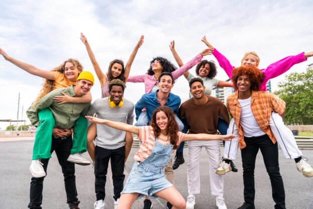 Cultural bridges - group of young people